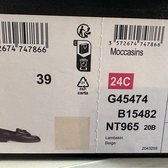 CHANEL 24C Leather Quilted Tab Turn Lock Turnlock CC Loafer Moccasin Flats - Picture 11 of 11